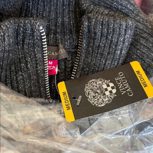 Vince Camuto Half Zip Pullover Soft Knit Sweater - Picture 7 of 8